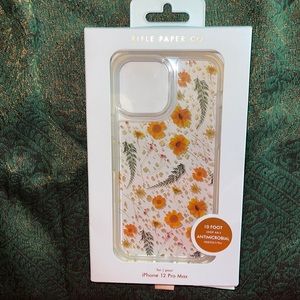 Ruffle paper Co. Clear iPhone 12 Pro Max Clear Cover
